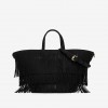 Gum Design borsa a mano fringe nero