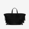 Gum Design borsa a mano fringe nero