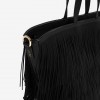 Gum Design borsa a mano fringe nero